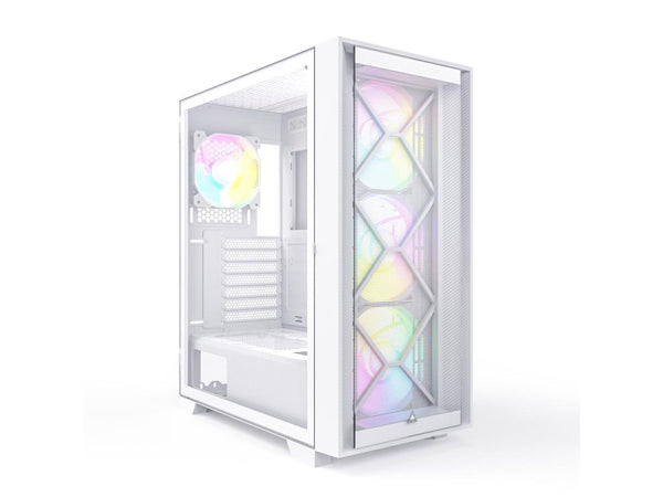 Montech AIR 1000 Premium White ATX Mid Tower Case /3 x 140mm,1 x 120mm ARGB Fans