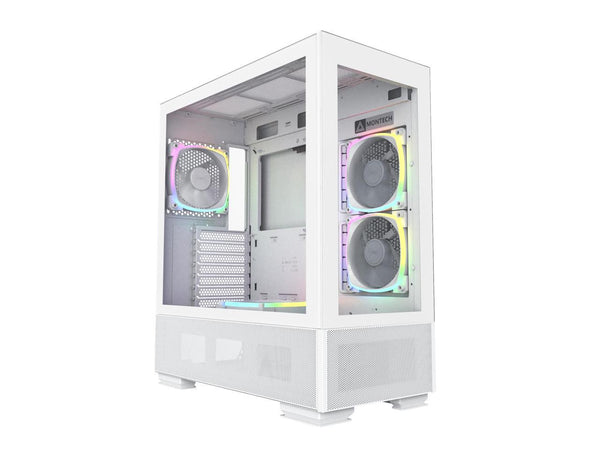 Montech Sky Two, Dual Tempered Glass, 4X PWM ARGB Fans Pre-Installed, ATX Gaming