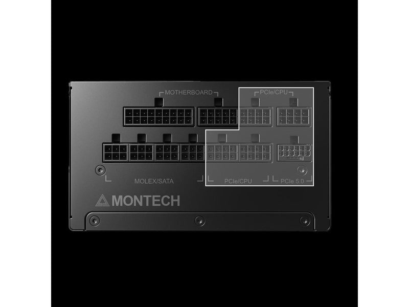 MONTECH Titan Gold 1200W High-End ATX Gaming Power Supply - 80 Plus Gold &