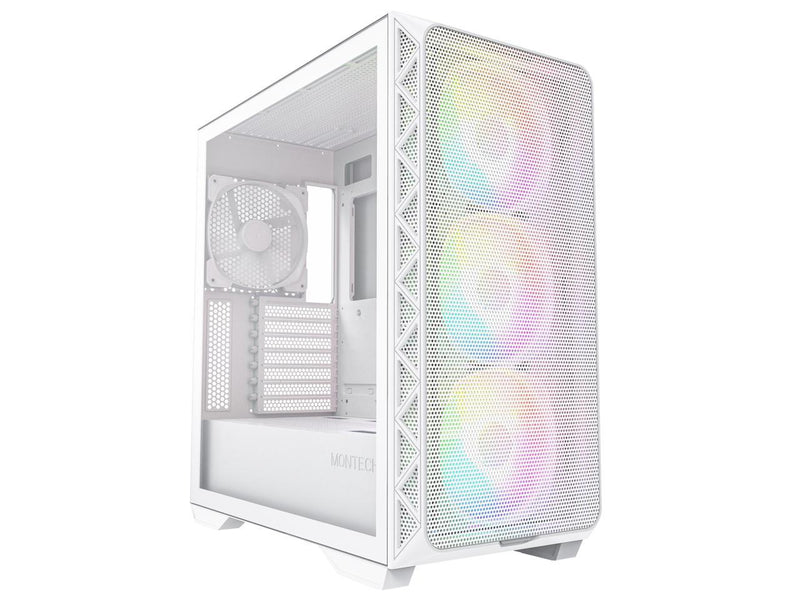 Montech AIR 903 MAX, E-ATX Mid Tower Case, High Airflow, 3x 140mm ARGB PWM & 1x