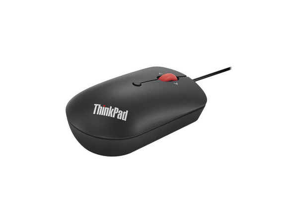 lenovo ThinkPad USB-C Wired Compact Mouse 4Y51D20850 Black 4 Buttons 1 x Wheel