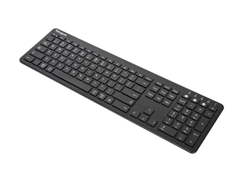 Targus Full-Size Multi-Device Bluetooth Antimicrobial Keyboard - Wireless
