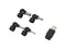 Targus ACC1134GLX Legacy Laptop DC Cable, 5 Tips, Storage
