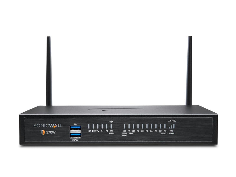 SonicWall TZ570W Wireless Firewall (Gen 7) w/ Secure Upgrade Plus (3-Year