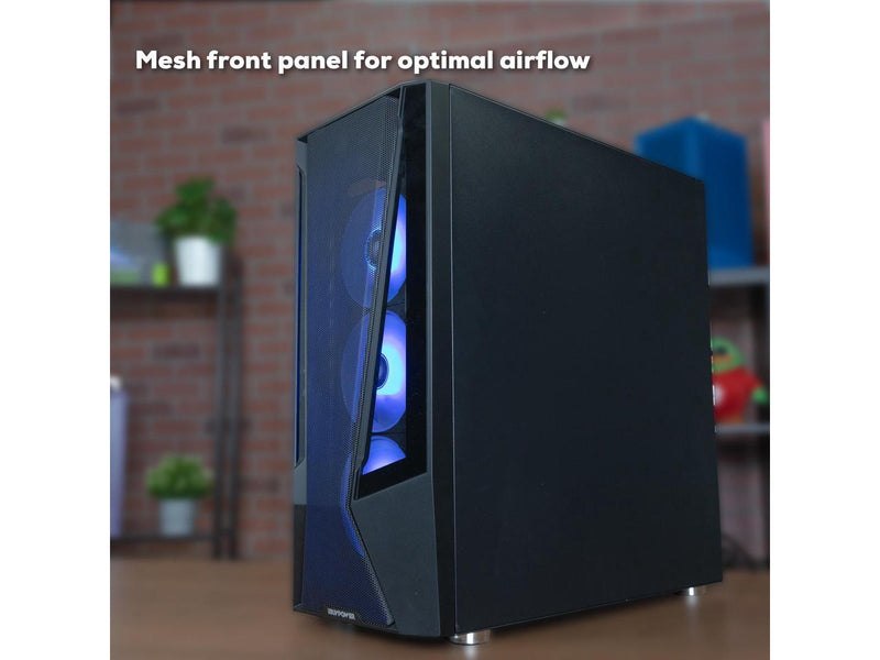iBUYPOWER Trace 7 Mesh Gaming PC Desktop - AMD Ryzen 7 5700 - NVIDIA GeForce RTX