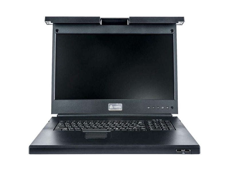 Vertiv Avocent LRA Rack Console 18.5" LCD Widescreen,16-Port, Keyboard with