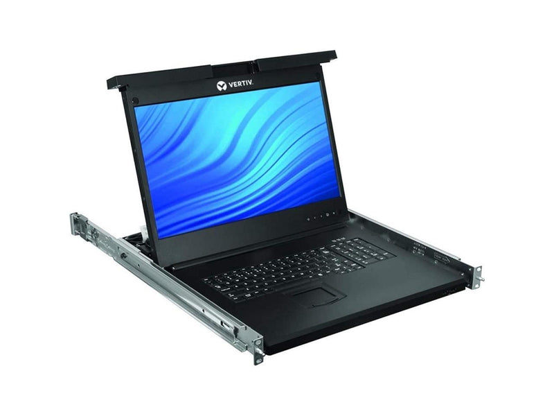 Vertiv Avocent LRA Rack Console 18.5" LCD Widescreen,16-Port, Keyboard with