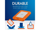 LaCie Rugged STFR2000800 2 TB 2.5" External Hard Drive - Desktop - USB Type C