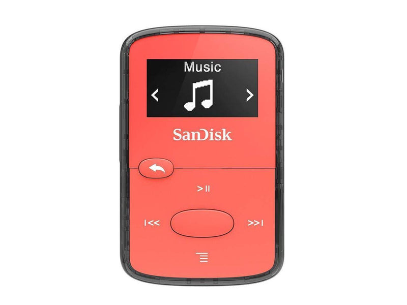 SanDisk Clip Jam 8GB Flash MP3 Player Red