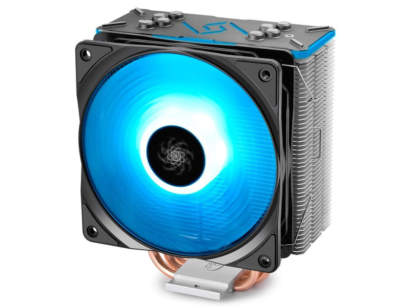 DEEP COOL GAMMAXX GT, Black Top Cover, CPU Air Cooler, Motherboard Sync