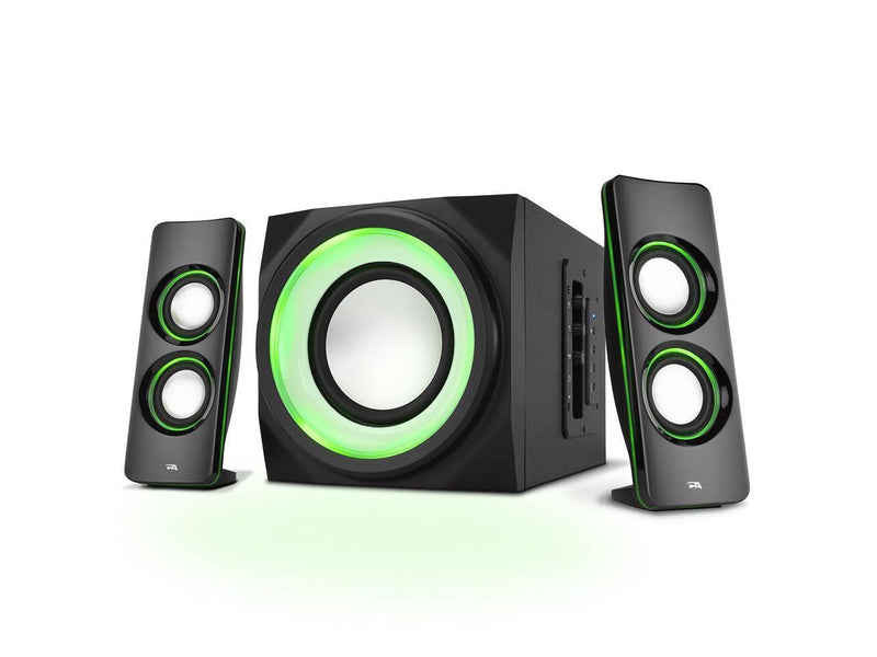 Cyber Acoustics Bluetooth Speakers with LED Lights – The Perfect Gaming, Movie,