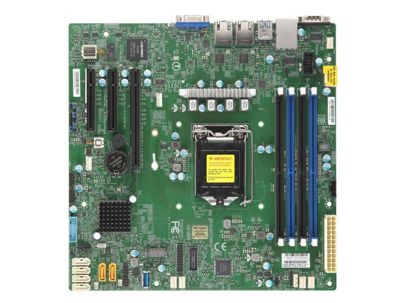 Supermicro MBD-X11SCL-F-B LGA1151 4X Doodr4 2666Mhz ECC UDIMM Motherboard