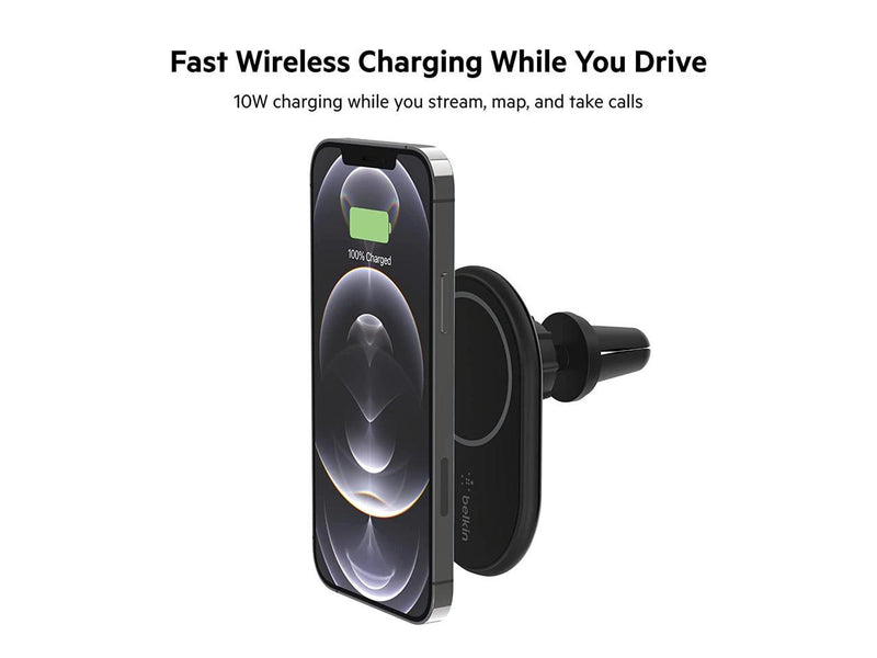 Belkin Magsafe Compatible Car Phone Magnetic Charging Mount, Air Vent Phone