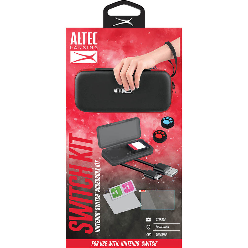 Nintendo(R) Switch Accessories Kit Carrying Case w Screen Protector and Charger ALNKIT01