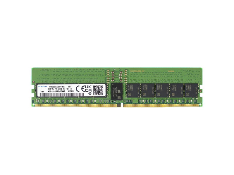 Samsung M321R4GA0BB0-CQK 32GB DDR5-4800 REG EC8 RDIMM PC5-38400R ECC Registered