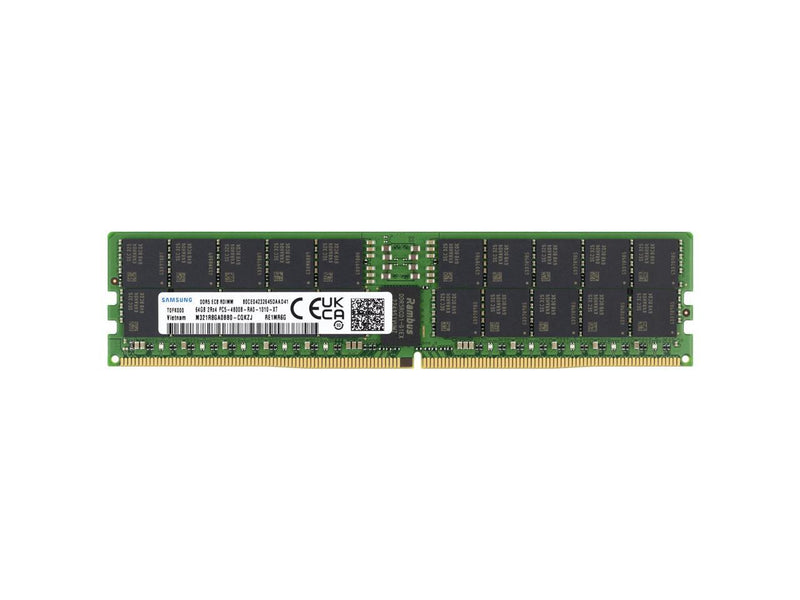 Samsung M321R8GA0BB0-CQK 64GB 2Rx4 PC5-38400 4800MHz DDR5 EC8 RDIMM ECC