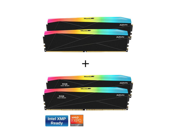 V-COLOR DDR5 SCC 2+2 KIT Manta XFinity 32GB(16GBx2) 8000MHz with RGB Filler kit