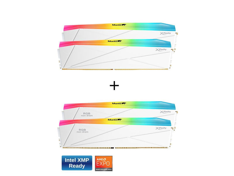 V-COLOR DDR5 SCC 2+2 KIT Manta XFinity 48GB(24GBx2) 8000MHz with RGB Filler kit