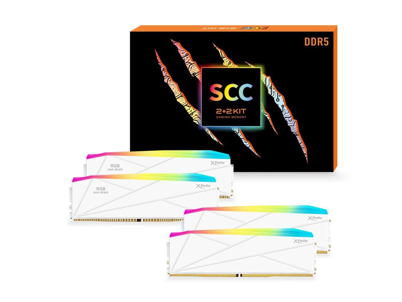 V-COLOR DDR5 SCC 2+2 KIT Manta XFinity 48GB(24GBx2) 8000MHz with RGB Filler kit