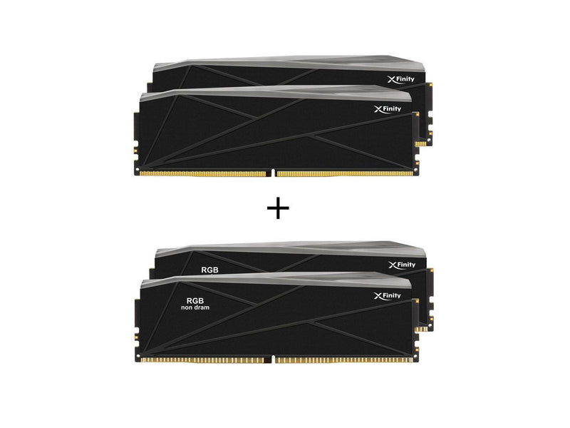 V-COLOR DDR5 SCC 2+2 KIT Manta XFinity 48GB(24GBx2) 8200MHz CUDIMM with RGB