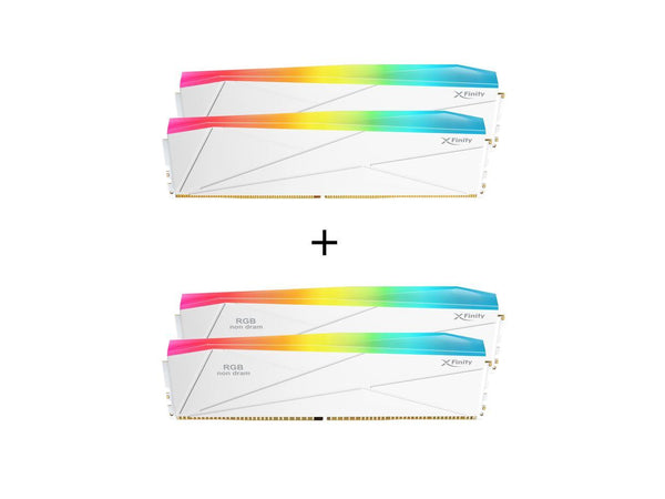 V-COLOR DDR5 SCC 2+2 KIT Manta XFinity 48GB(24GBx2) 8200MHz CUDIMM with RGB