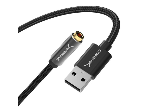 SABRENT USB Type-A to 3.5mm Dual Function Audio Jack Active Adapter 20" Cable