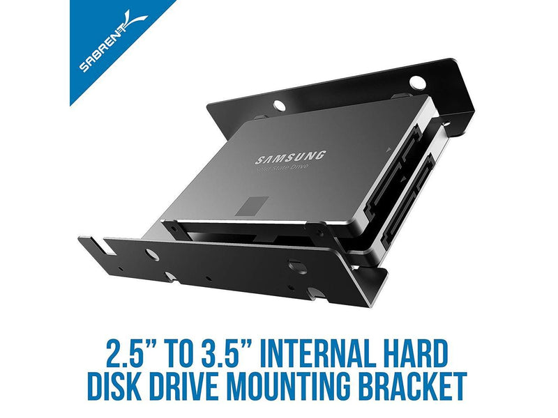 Sabrent 2.5 Inch to 3.5 Inch Internal Hard Disk Drive Mounting Bracket Kit