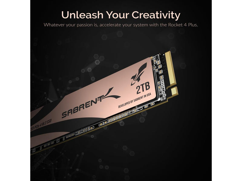 SABRENT 2TB Rocket 4 Plus NVMe 4.0 Gen4 PCIe M.2 Internal SSD Extreme
