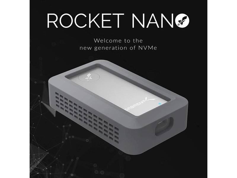 SABRENT Rocket Nano Rugged 1TB USB 3.2 10Gb/s External Aluminum Waterproof