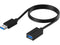 SABRENT CB-3030 3 ft. Black 22AWG USB 3.0 Extension Cable - A-Male to A-Female