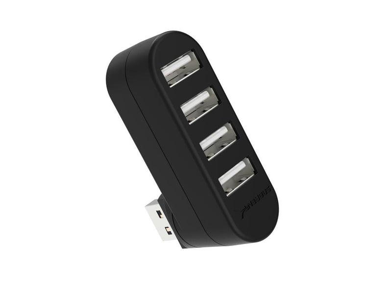 Sabrent 4-Port USB 2.0 Hub [90°/180° Degree Rotatable] (HB-UMN4)