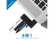 Sabrent 4-Port USB 2.0 Hub [90°/180° Degree Rotatable] (HB-UMN4)