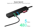 SABRENT Multi-Port USB Type-C Hub with 4K HDMI | Power Delivery (60 Watts) | 1
