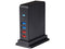 SABRENT 7 Port USB 3.0 HUB + 2 Charging Ports with 12V/4A Power Adapter [Black]