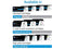HP 202A 3-pack Cyan/Magenta/Yellow Original LaserJet Toner Cartridges, Per