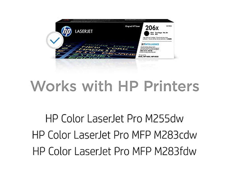 HP 206X High Yield Black Original LaserJet Toner Cartridge, ~3150 pages, W2110X