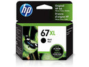 HP 67XL High Yield Black Original Ink Cartridge, ~240 pages, 3YM57AN