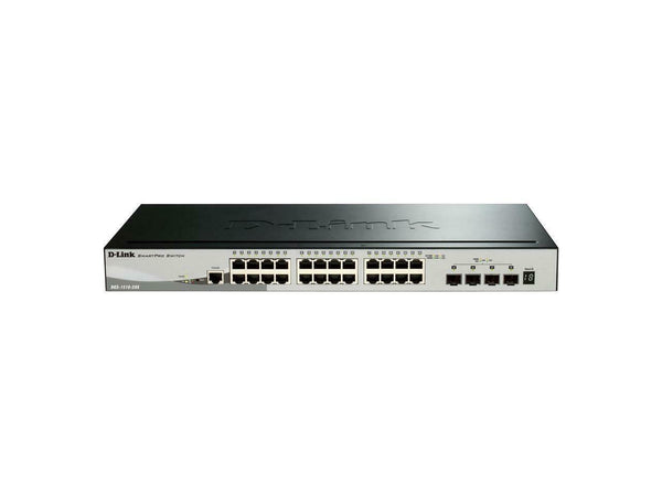 D-Link DGS-1510-28XMP SmartPro 28-Port Gigabit PoE Switch with 4 10GbE SFP+