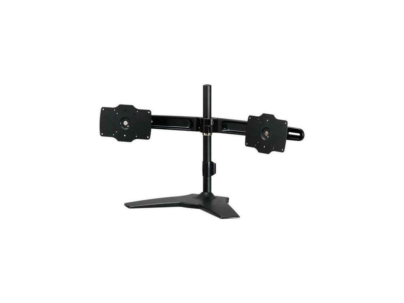 Amer Mounts Stand Based Dual Monitor Mount For Two 24"-32" Lcd/Led Flat Panel