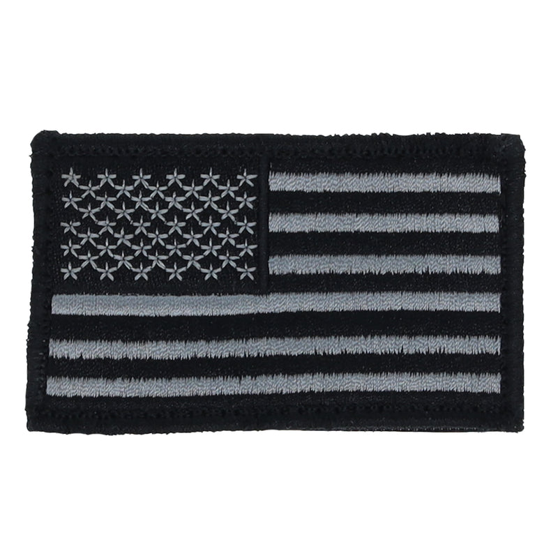 Scipio Tactical Morale Patch AMFLGPCHBK  - Black USA Flag Military Style Patch for Hats and Backpacks - Law Enforcement Patch - Black