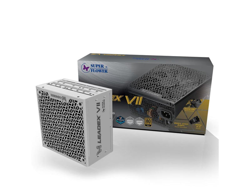 Super Flower Leadex VII XG 850W 80+ Gold White, Cybenetics Platinum, Full