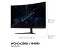 ViewSonic Omni VX3218C-2K 32" Curved 1ms 1440p 165hz Gaming Monitor with