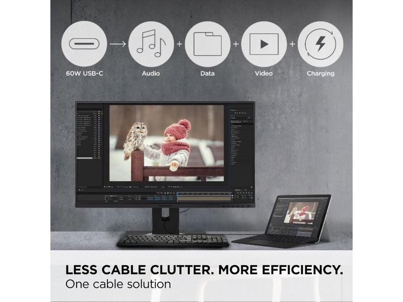 ViewSonic VG275 27 Inch IPS 1080p Monitor Designed for Surface with advanced