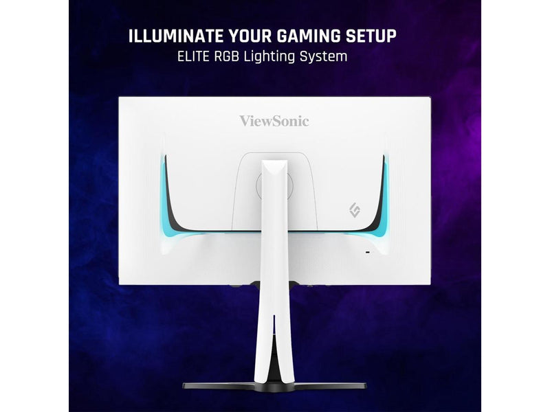 ViewSonic XG272-2K-OLED 27 Inch 1440p 240Hz White Gaming Ergonomic RGB OLED