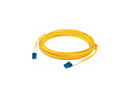 AddOn 1.5m LC (Male) to LC (Male) Yellow OS1 Duplex Fiber OFNR (Riser-Rated)