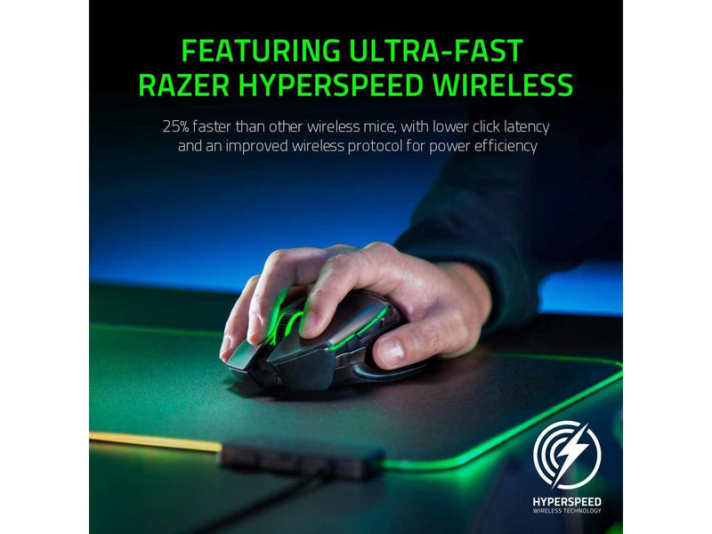 Razer Basilisk Ultimate Hyperspeed Wireless Gaming Mouse: Fastest Gaming Mouse