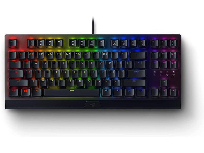 Razer BlackWidow V3 Tenkeyless TKL Mechanical Gaming Keyboard: Yellow Mechanical