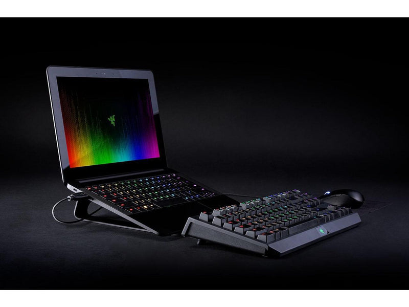 Razer Laptop Stand: Ergonomic Design - Anodized Aluminum Construction - Black