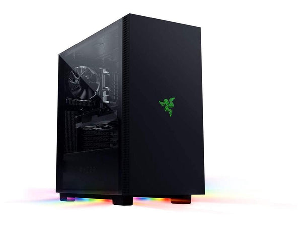 Razer Tomahawk ATX Mid-Tower Gaming Case: Dual-Sided Tempered Glass Swivel