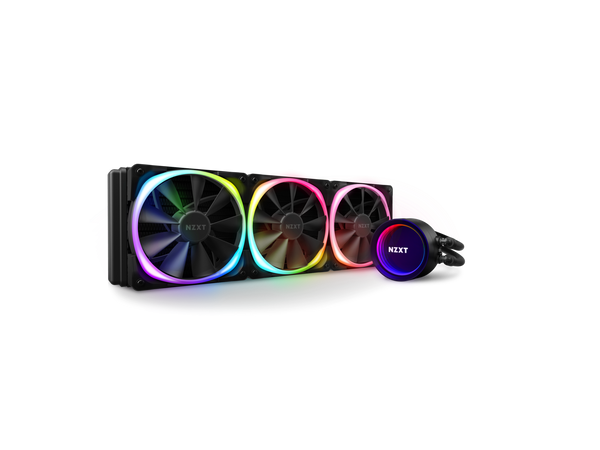 NZXT Kraken X73 RGB 360mm - RL-KRX73-R1 - AIO RGB CPU Liquid Cooler - Rotating